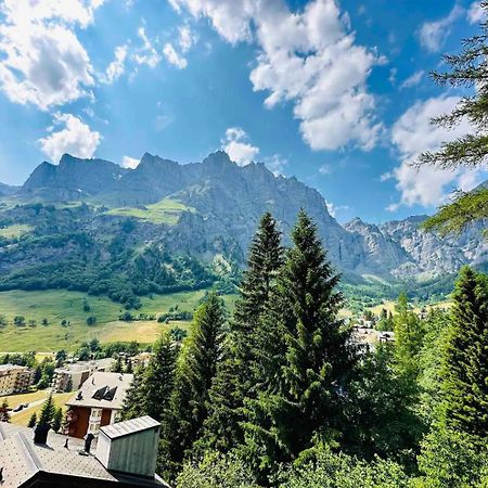 Ferienwohnung Haus Tarbey Leukerbad Exterior foto