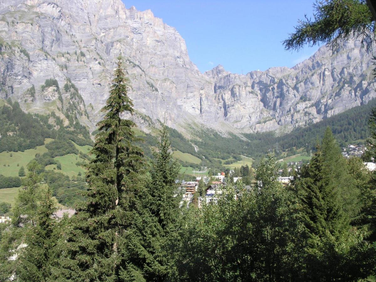 Ferienwohnung Haus Tarbey Leukerbad Exterior foto
