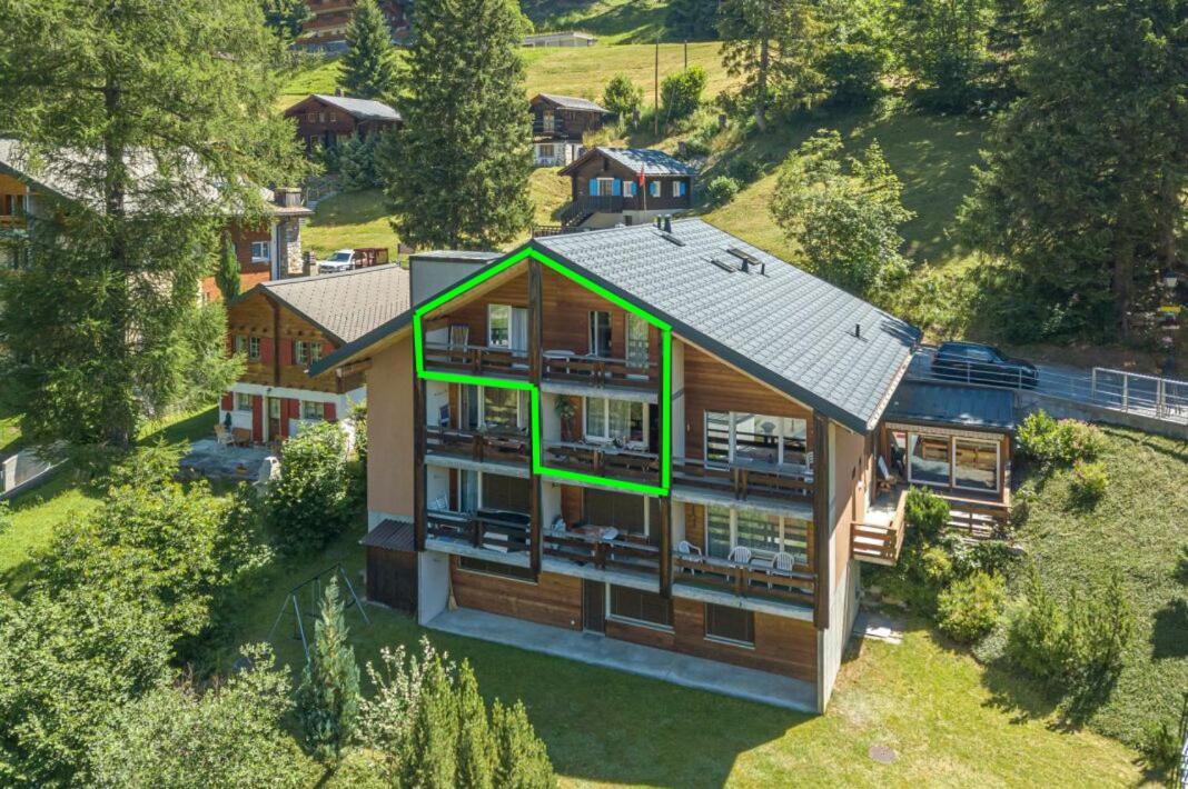 Ferienwohnung Haus Tarbey Leukerbad Exterior foto