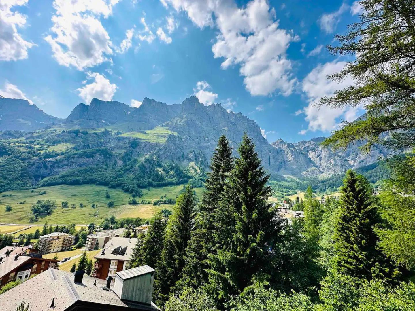 Ferienwohnung Haus Tarbey Leukerbad Exterior foto